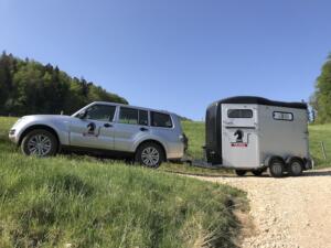 Der erste Transport ging super mit dem neuen Zugfahrzeug.